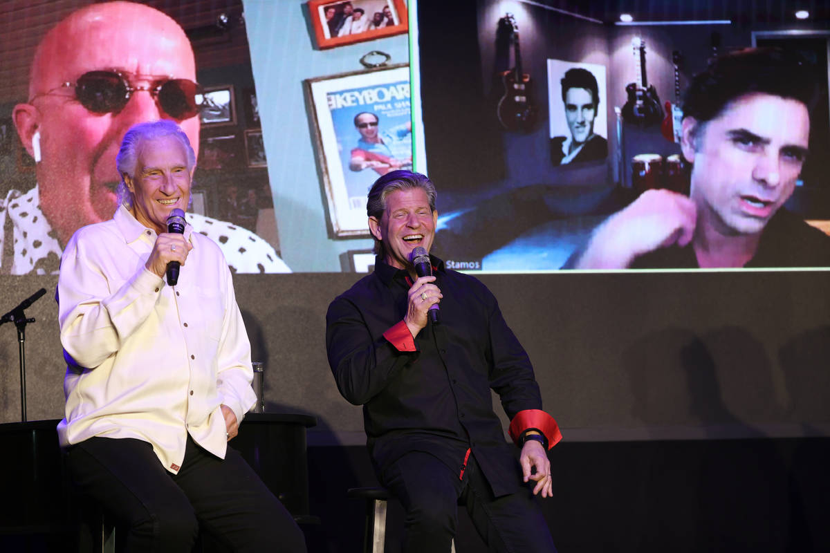 Bill Medley, left, and Bucky Heard of the Righteous Brothers participate during a new streaming ...