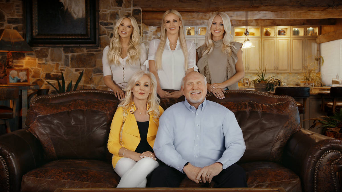 Terry and Tammy Bradshaw, front, are shown with their daughters, from left, Rachel Bradshaw, La ...