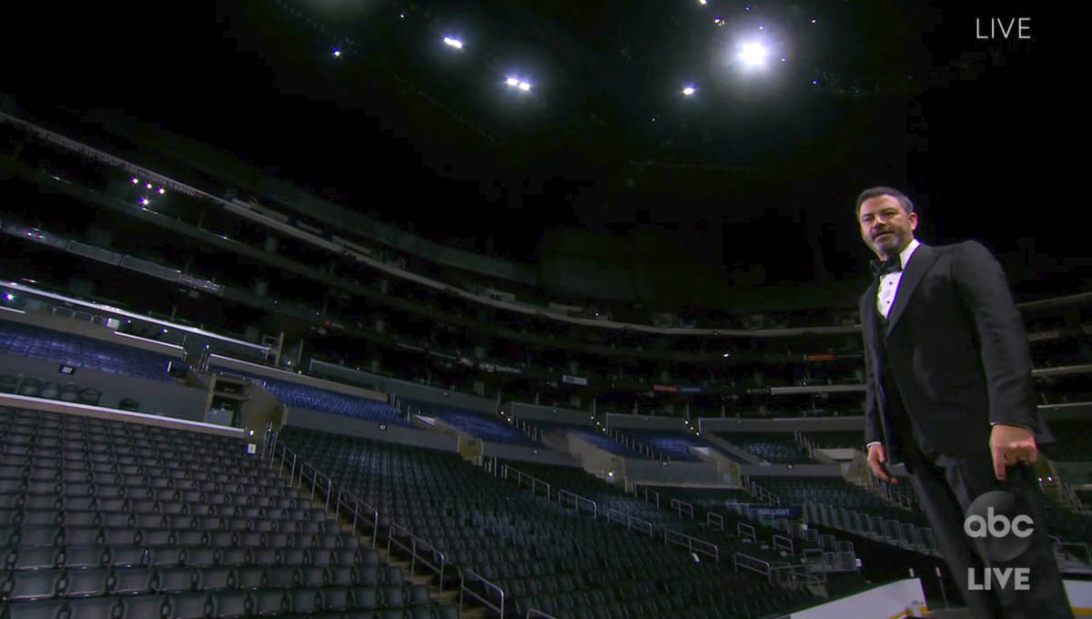 In this video grab captured on Sept. 20, 2020, courtesy of the Academy of Television Arts & ...