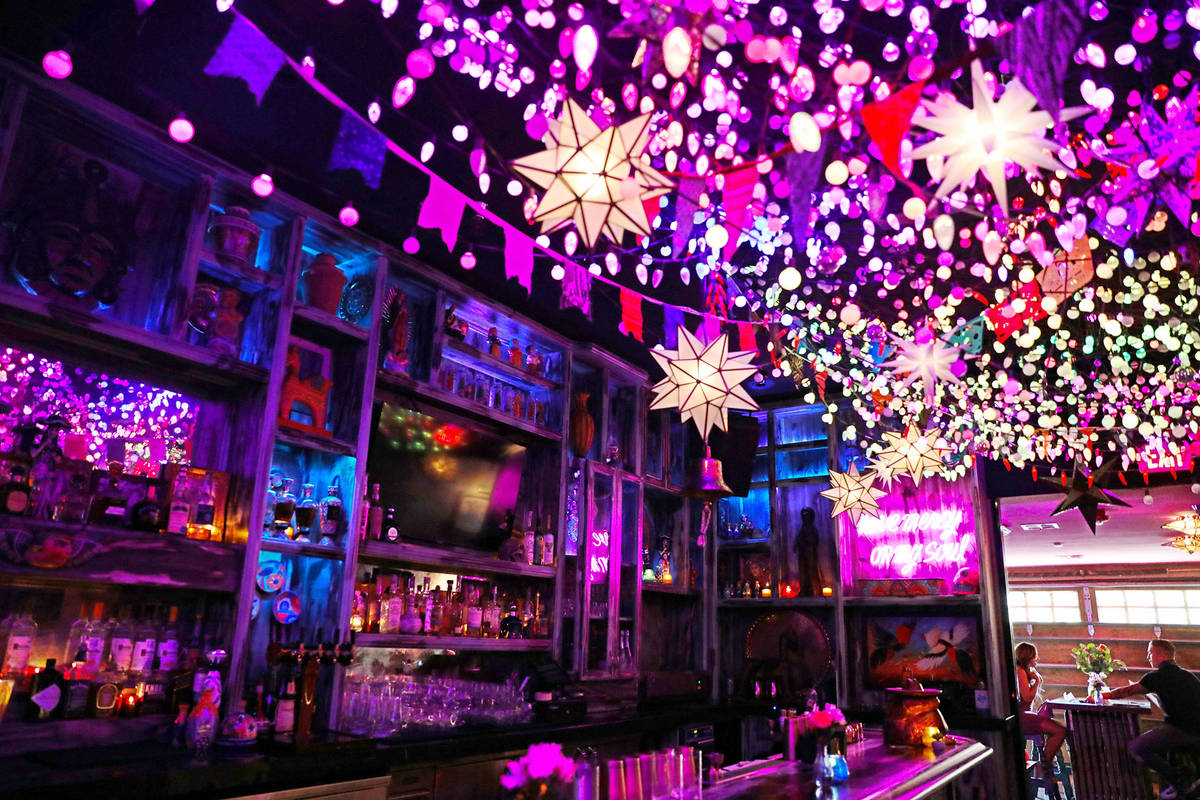 Lucky Day Tequila & Mezcal House in downtown Las Vegas, Wednesday, Sept. 23, 2020. (Rachel ...