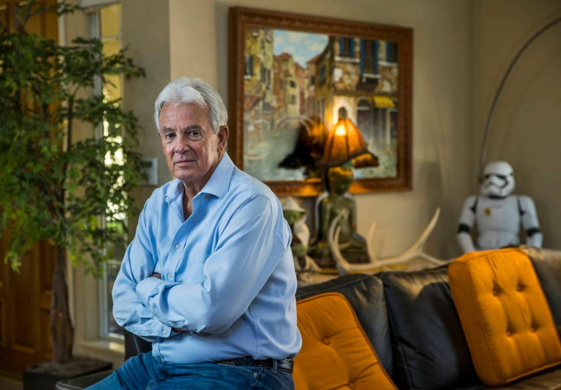 Author Jack Sheehan at home on Friday, Oct. 30, 2020, in Las Vegas. The Las Vegas author is dev ...