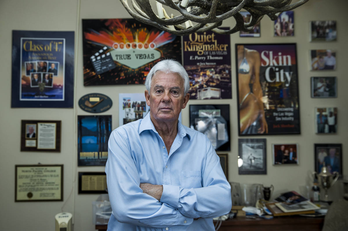Author Jack Sheehan in his home office where he does his writing on Friday, Oct. 30, 2020, in L ...