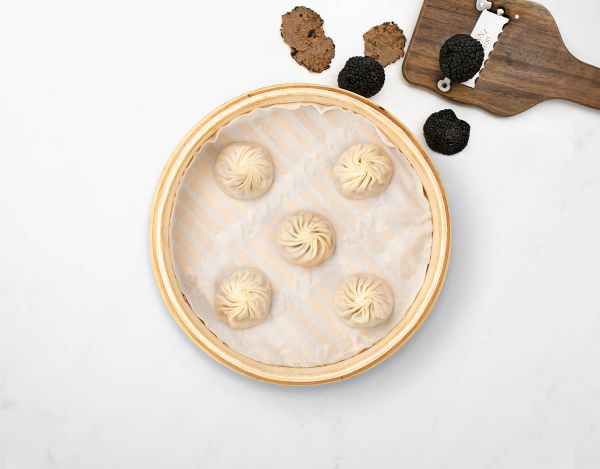 Truffle & pork xiao long bao at Din Tai Fung. (Din Tai Fung)