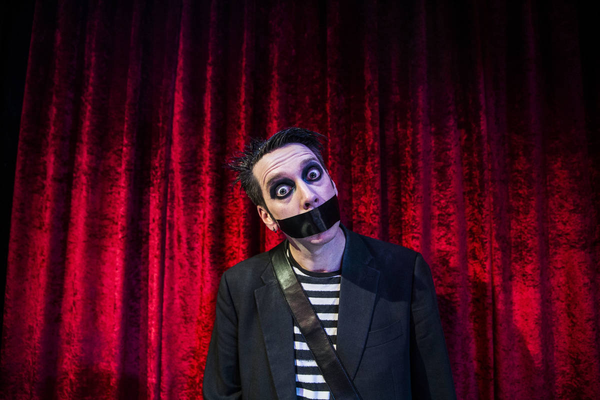 Sam Wills, aka Tape Face, an America's Got Talent Season 11 finalist, recently started his resi ...