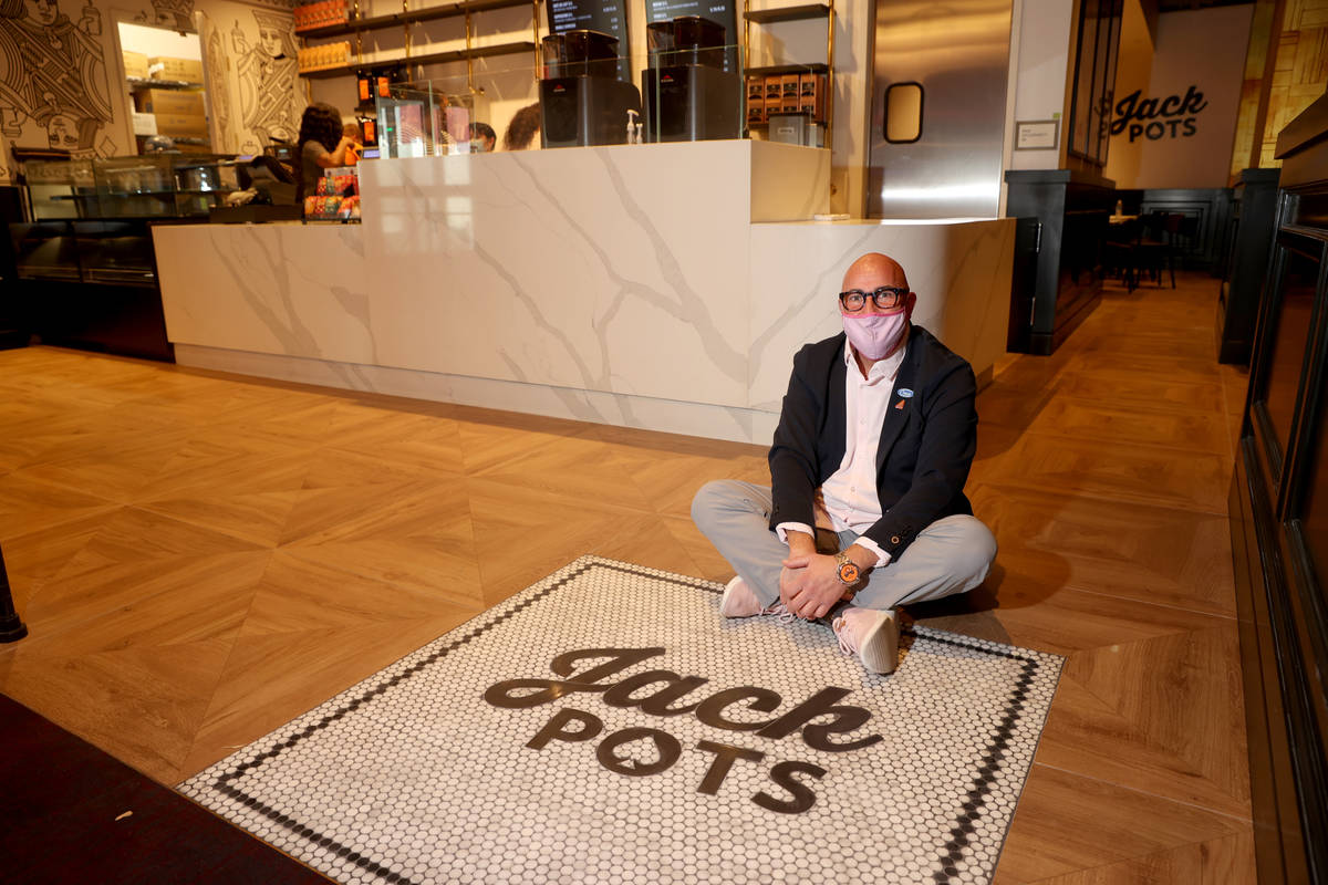 Owner Steve Mangigian at Jack Pots inside Circa in Las Vegas during a preview of the downtown r ...