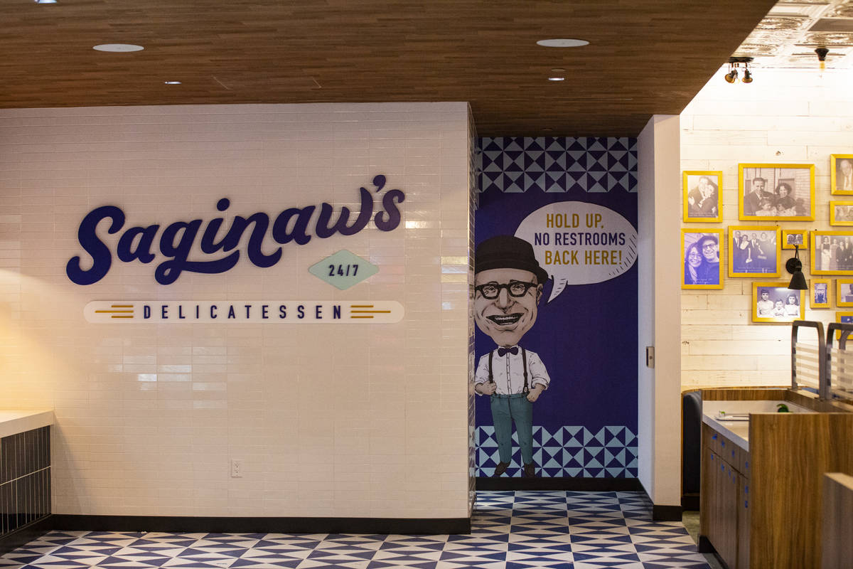 Saginaw's Delicatessen is seen during a tour of Circa, the first from-the-ground-up casino buil ...