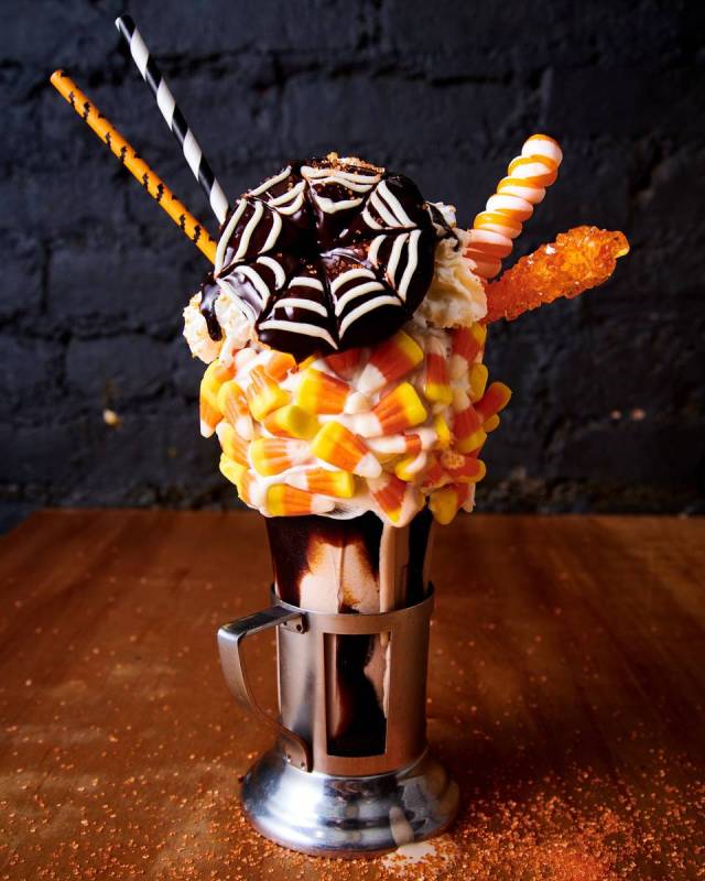 Halloween CrazyShake at Black Tap. (Black Tap)
