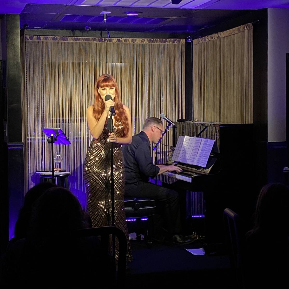 Lisa Marie Smith and Dan Ellis perform at The Vegas Room at Commercial Center in Las Vegas on S ...