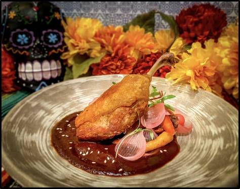 Tamale Mole Negro at China Poblano. (China Poblano)