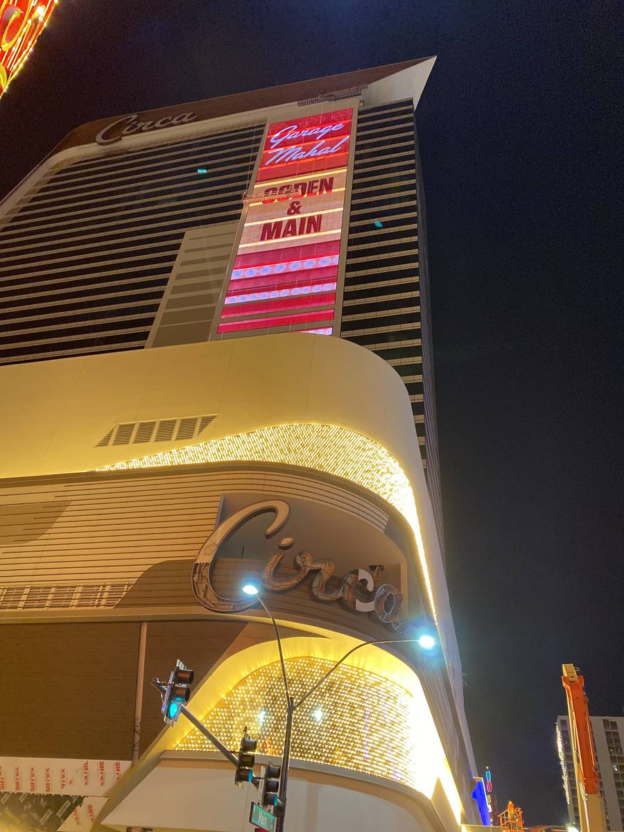 The Circa hotel tower is shown on Tuesday, Oct 20, 2020. (John Katsilometes/Las Vegas Review-Jo ...
