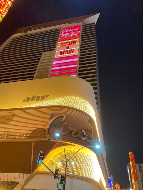 The Circa hotel tower is shown on Tuesday, Oct 20, 2020. (John Katsilometes/Las Vegas Review-Jo ...