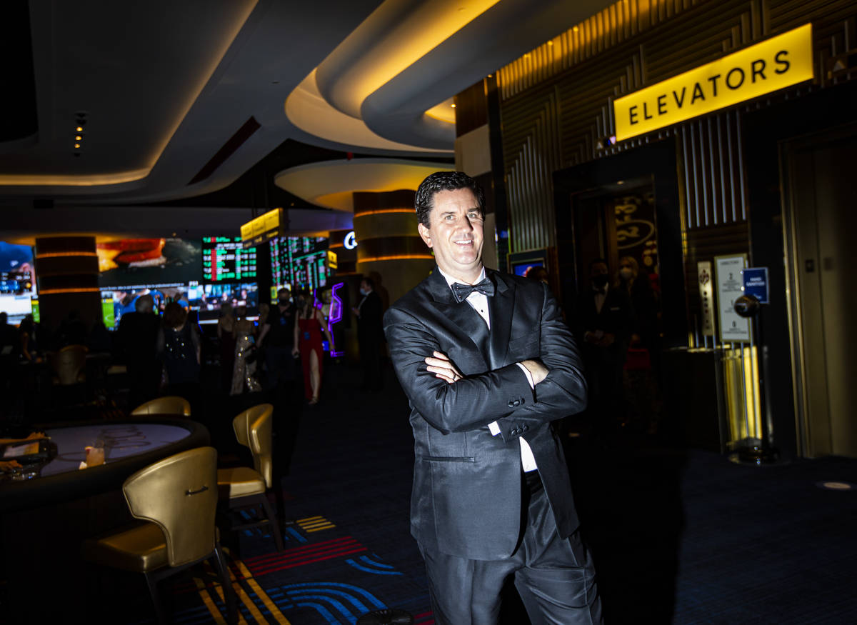 Greg Stevens, co-owner of Circa, poses for a photo during the VIP black-tie grand opening event ...