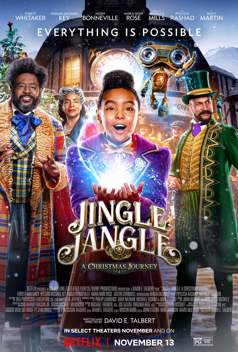 "Jingle Jangle" was produced by locals Lyn Sisson-Talbert with her husband, writer-director Dav ...