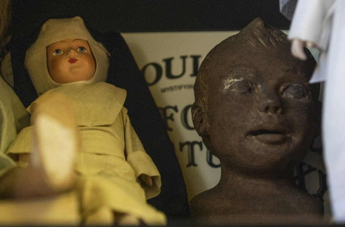 Items that carry paranormal energy is seen in Staysha RandallÕs home on Thursday, Oct. 29, ...