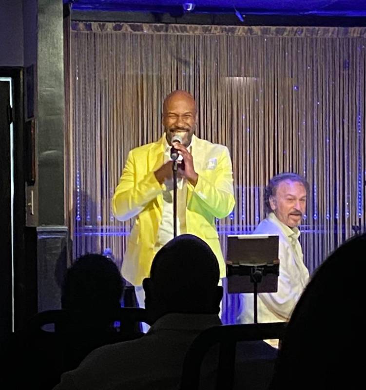Eric Jordan Young, left, and Philip Fortenberry are shown at The Vegas Room on Saturday, June 2 ...
