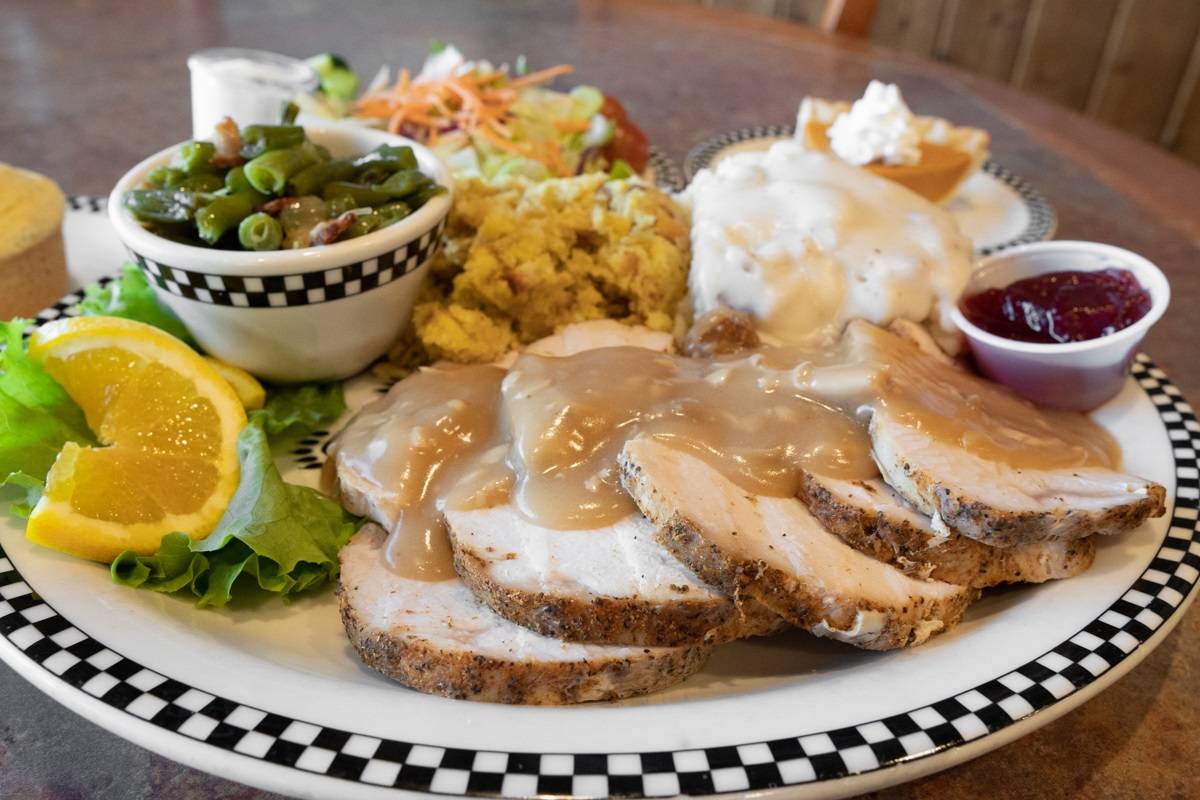 Turkey dinner at Black Bear Diner. (Black Bear Diner)
