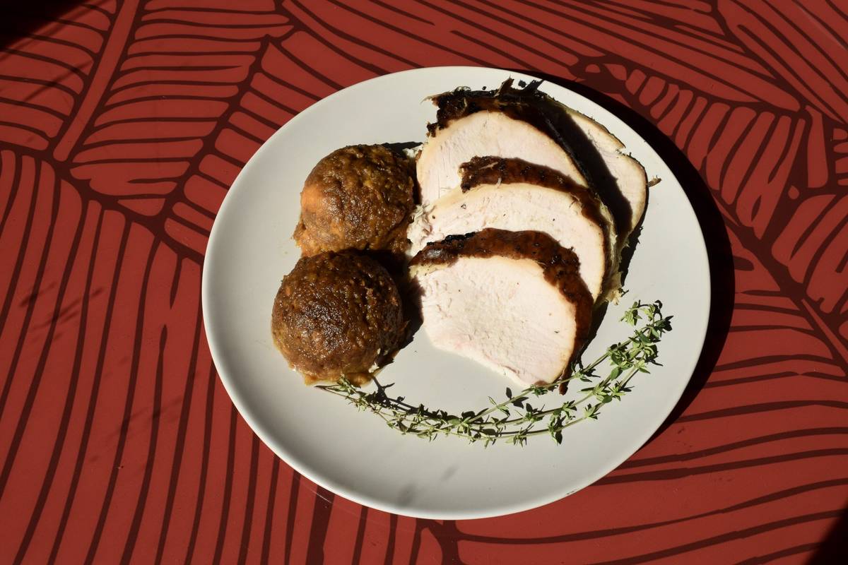 Smoked jerk turkey from Big Jerk Caribbean. (Big Jerk)