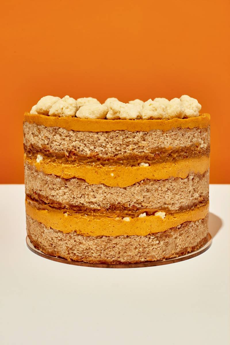 Pumpkin Dulce de Leche Cake at Milk Bar. (Milk Bar)