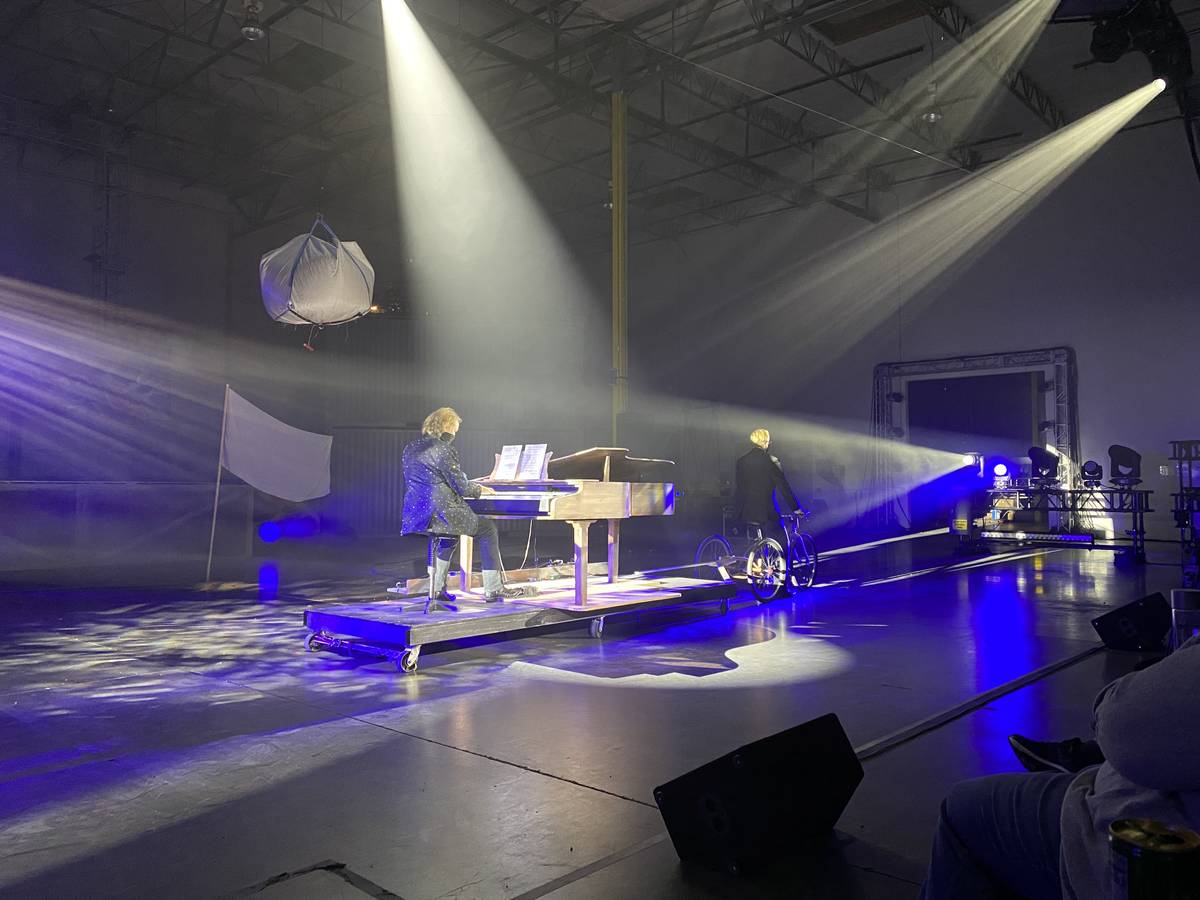 Philip Fortenberry is shown in "Rise: A Socially Distanced Entertainment Experience," which sho ...