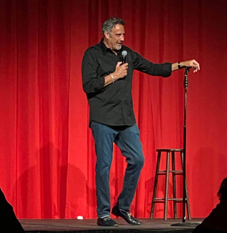 Brad Garrett is shown at the reopening of his Brad Garrett's Comedy Club at Studio A & B at MGM ...