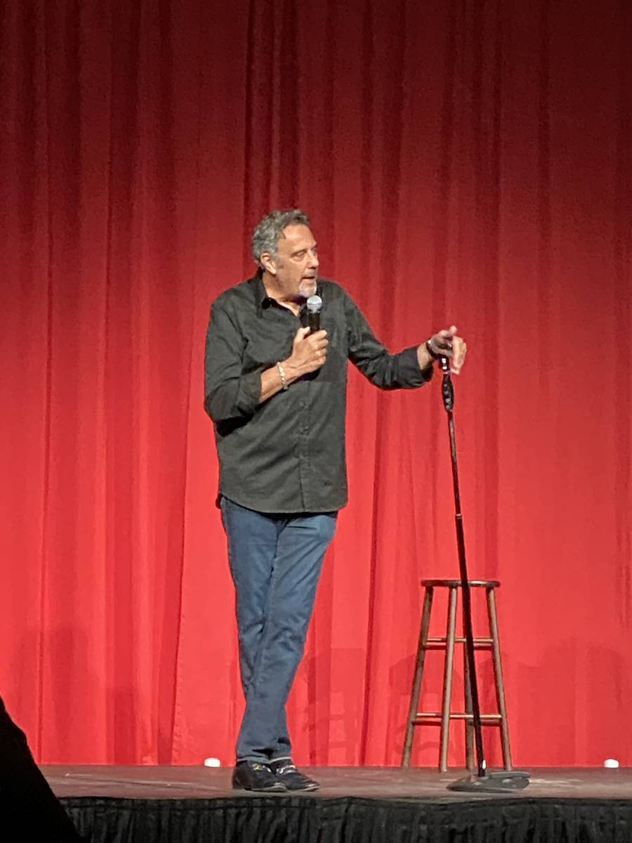 Brad Garrett is shown at the reopening of his Brad Garrett's Comedy Club at Studio A & B at MGM ...