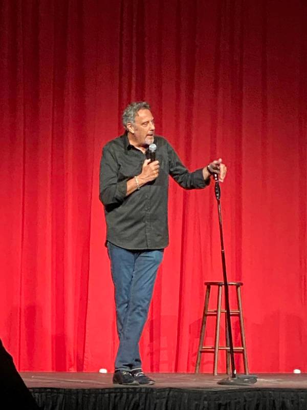 Brad Garrett is shown at the reopening of his Brad Garrett's Comedy Club at Studio A & B at MGM ...