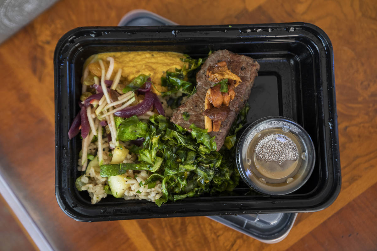 New York Strip holiday inspired meals created by local chef Johnny Church is ready to be distri ...