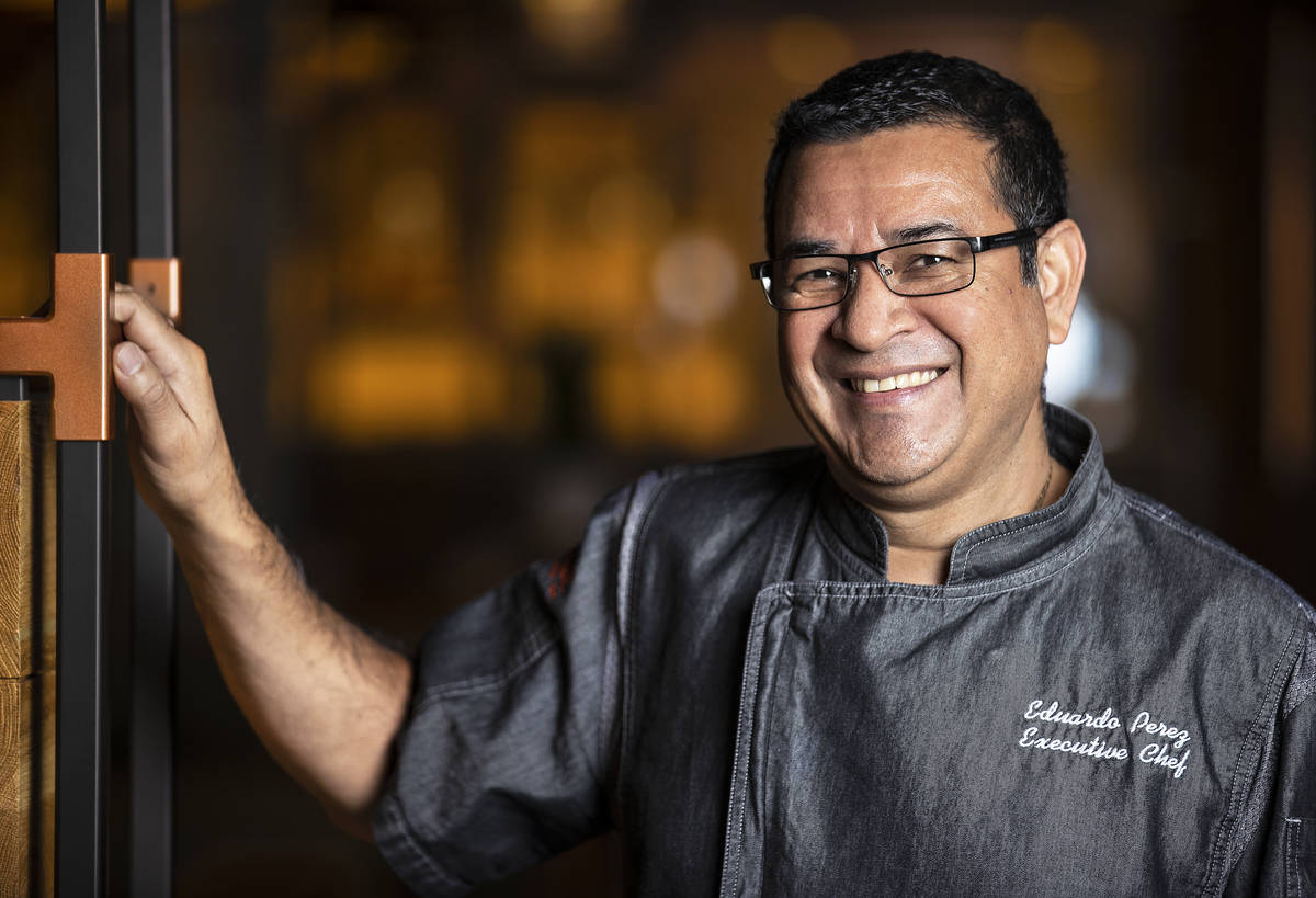 Chef Eduardo Perez at Matteo's Ristorante Italiano on Wednesday, Nov. 11, 2020, at The Venetian ...