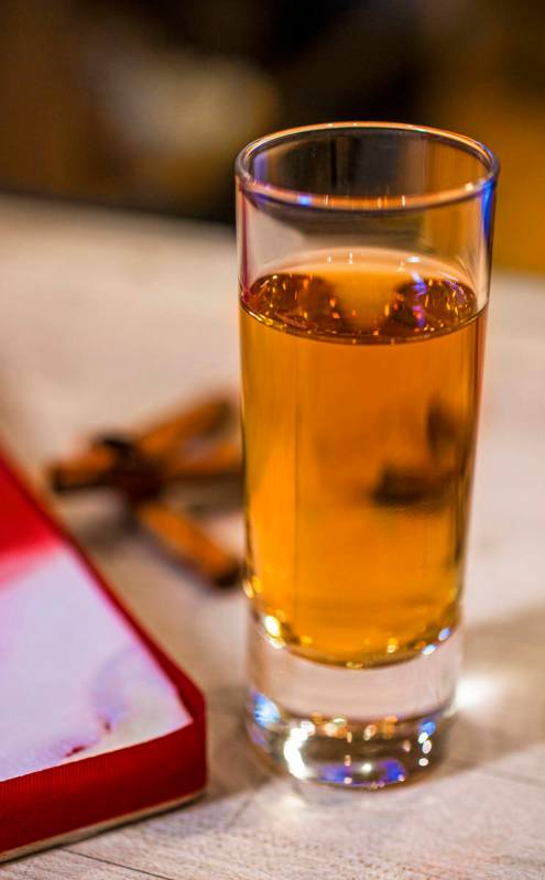 A hot cocoa bomb cocktail contains 2 oz. of Captain Morgan Gingerbread Rum. Photo taken on Mond ...