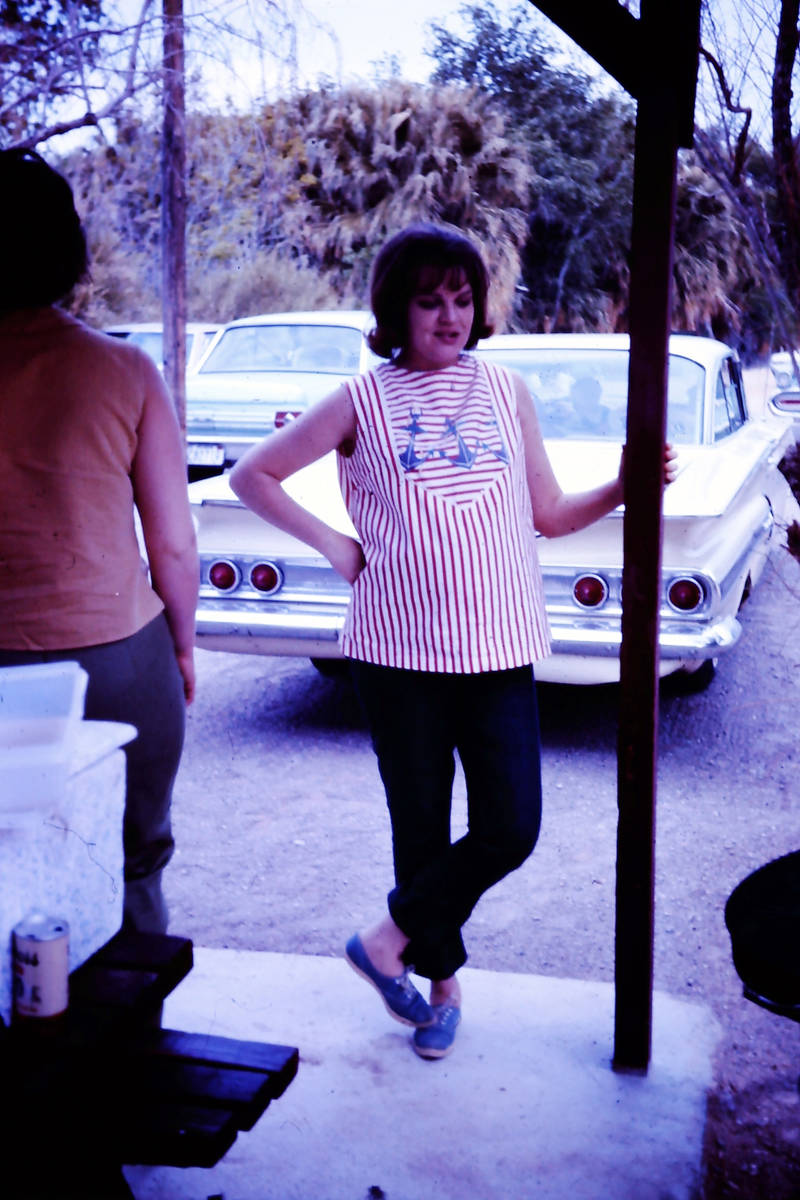 Cathy Holm is shown, pregnant with her daughter, Wendi, in the documentary "Baby God." (HBO)