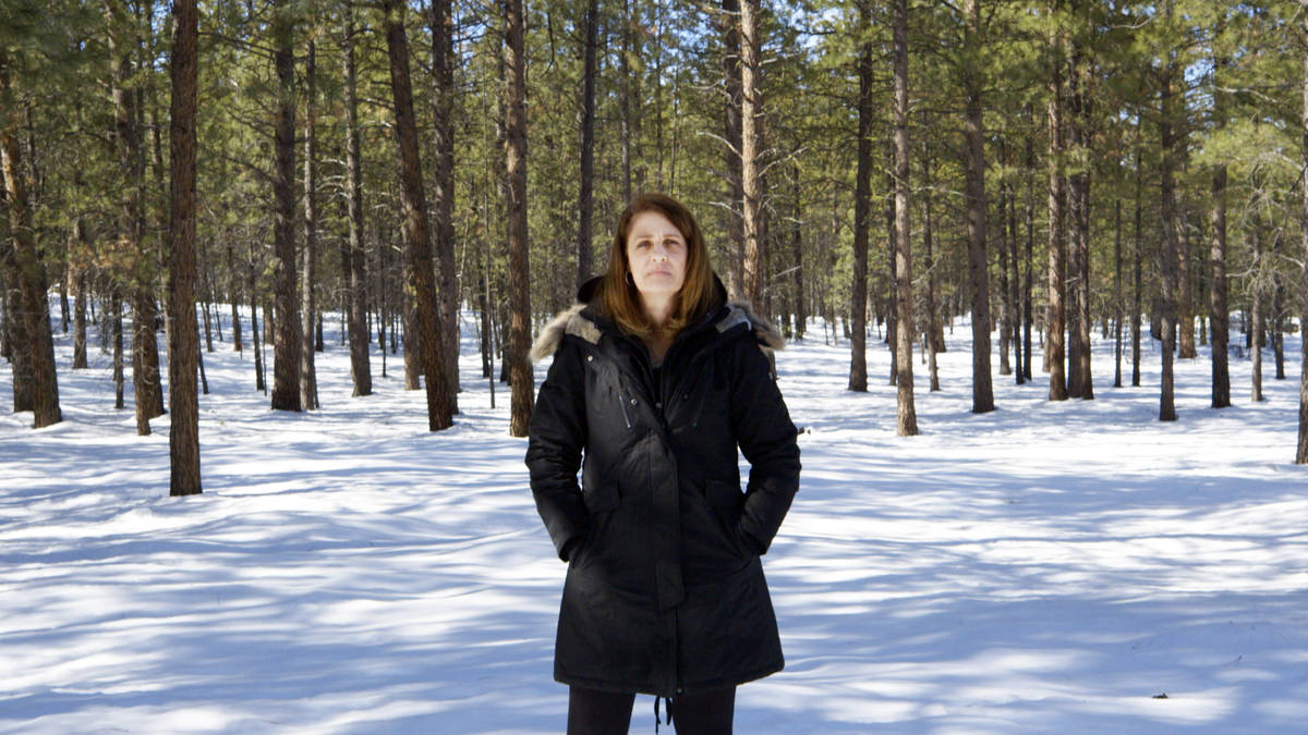 Investigator Wendi Babst is shown in a scene from the documentary "Baby God." (HBO)