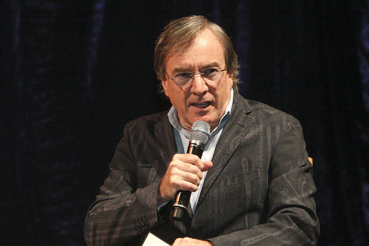 Daniel Lamarre, president and chief executive officer of Cirque de Soleil, speaks during a medi ...