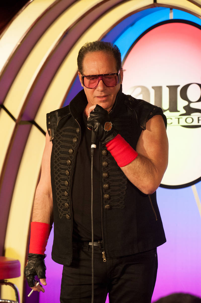 Andrew Dice Clay is shown at Laugh Factory at the Tropicana in March 2018. (Harry Basil)