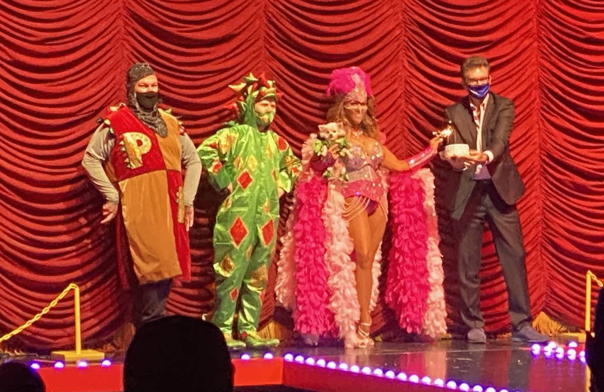 Piff the Magic Dragon and crew celebrate Mr Piffles' 13th birthday at Flamingo Showroom on Nov. ...