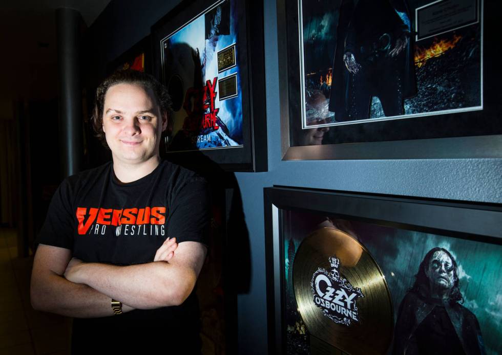 Music producer and recording engineer Kane Churko poses at his studio, The Hideout Recording St ...