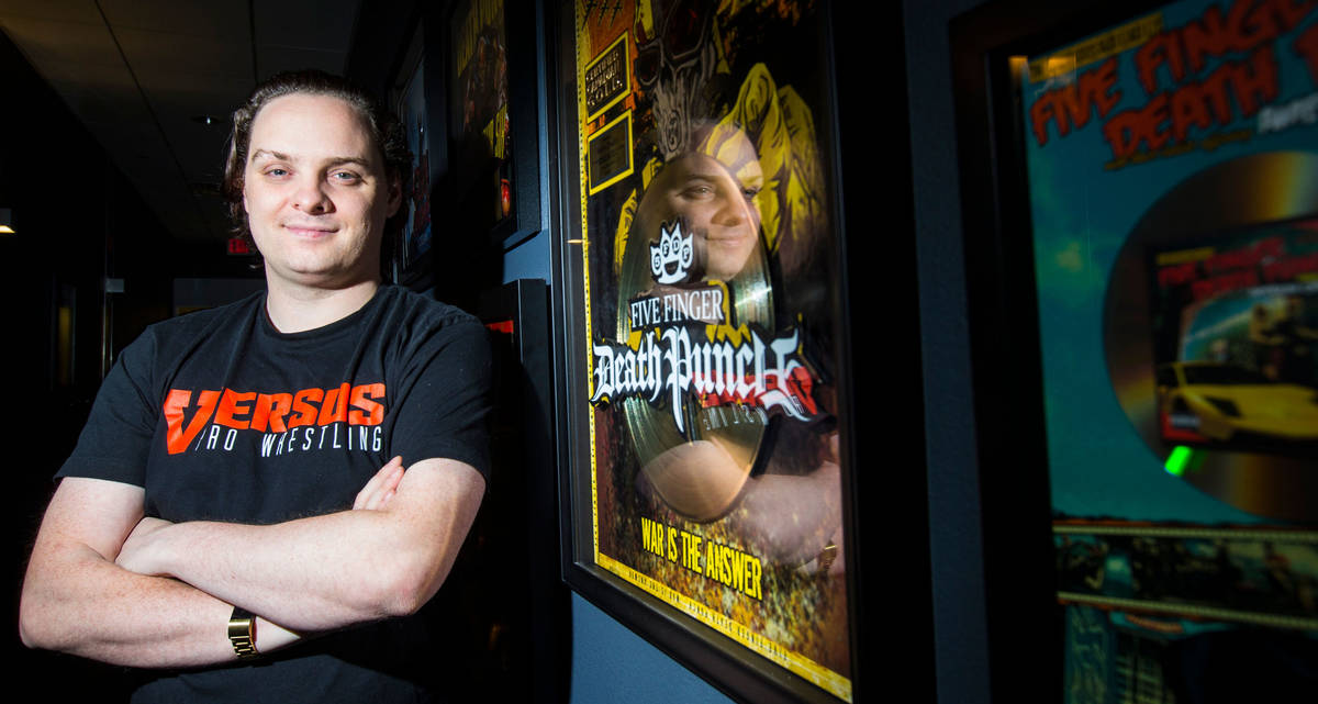Music producer and recording engineer Kane Churko poses at his studio, The Hideout Recording St ...