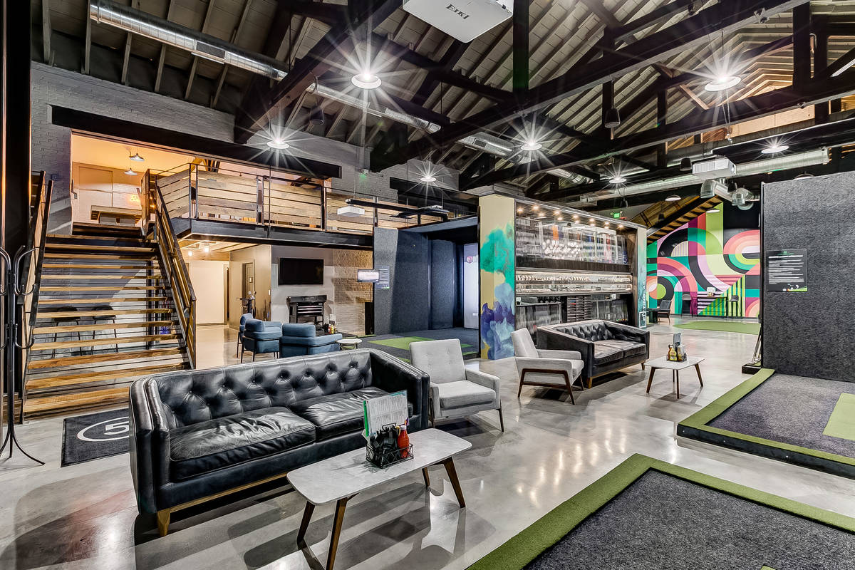 A shot of Five Iron Golf's Baltimore location. The company is opening its first business in the ...