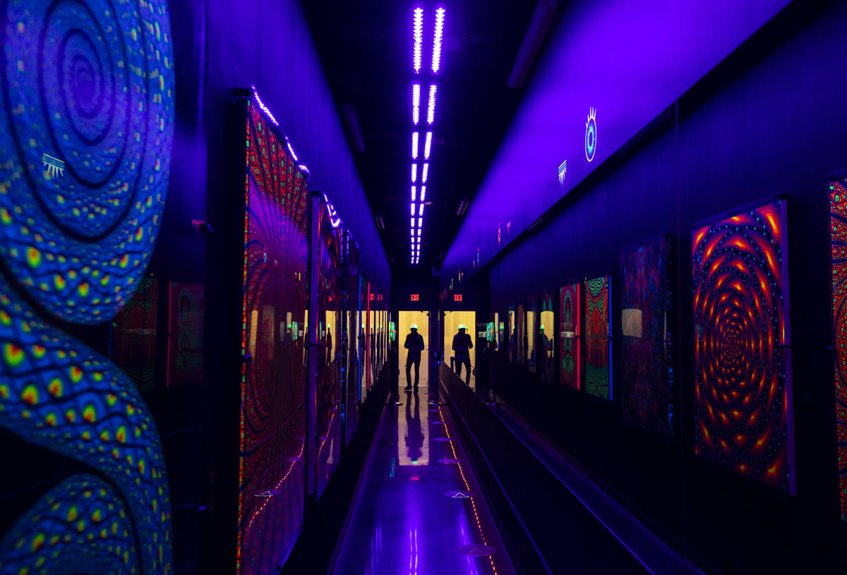 Chris Wink, co-founder of the Blue Man Group and director of content at Area15, walks through a ...