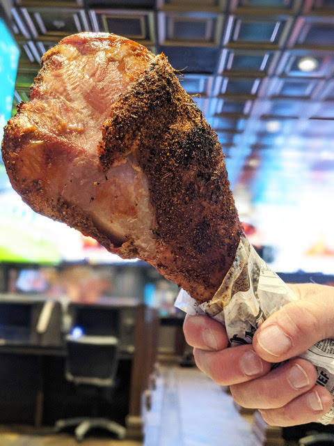 Giant turkey legs are back at Treasure Island, while supplies last. (Treasure Island)