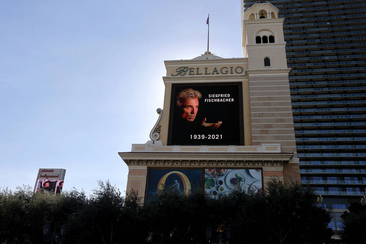 The late Siegfried Fischbacher of the legendary illusion team Siegfried & Roy is memorializ ...