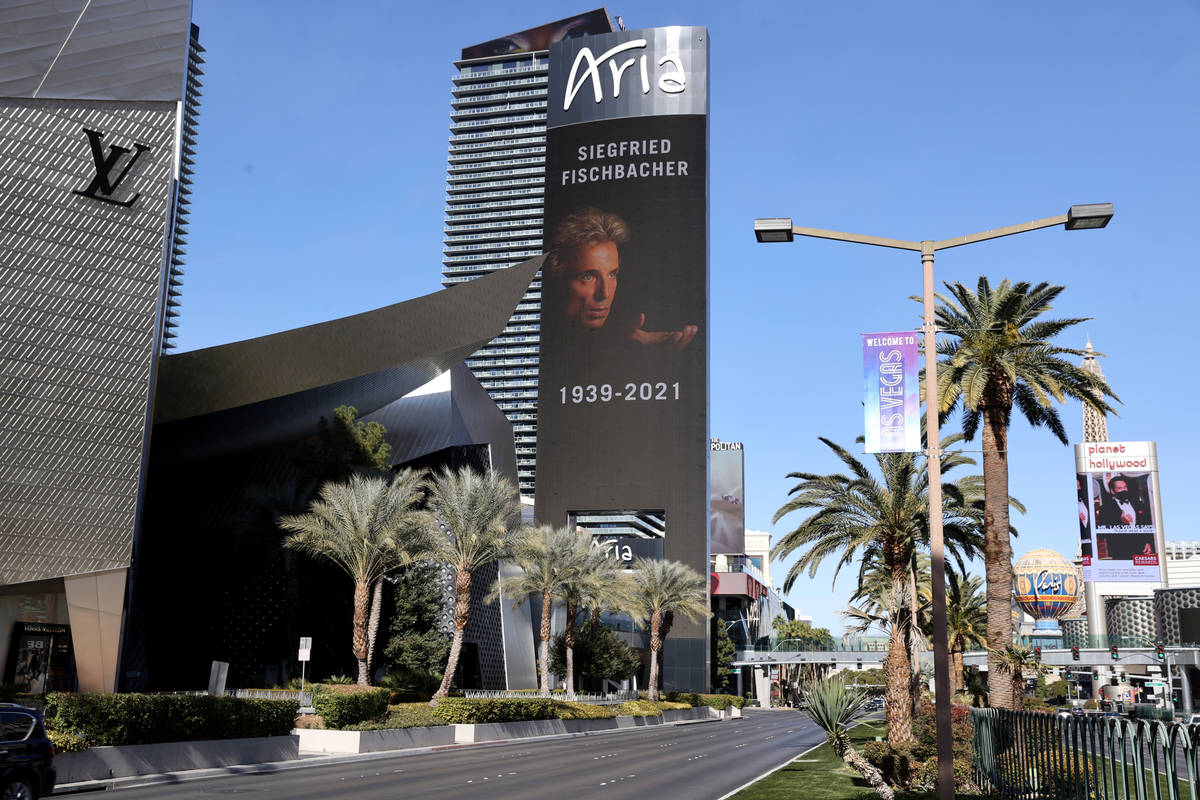 The late Siegfried Fischbacher of the legendary illusion team Siegfried & Roy is memorializ ...