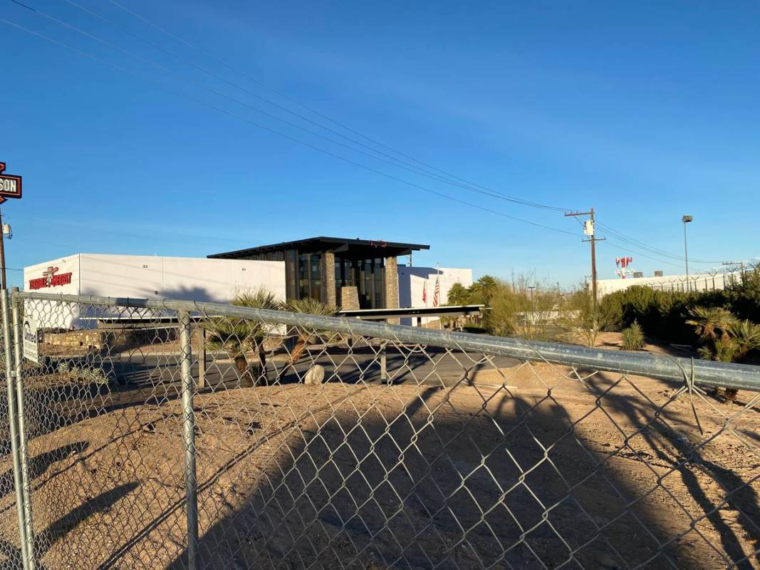 A look at the new Terrible Herbst on Las Vegas Boulevard South, just across from the Welcome to ...