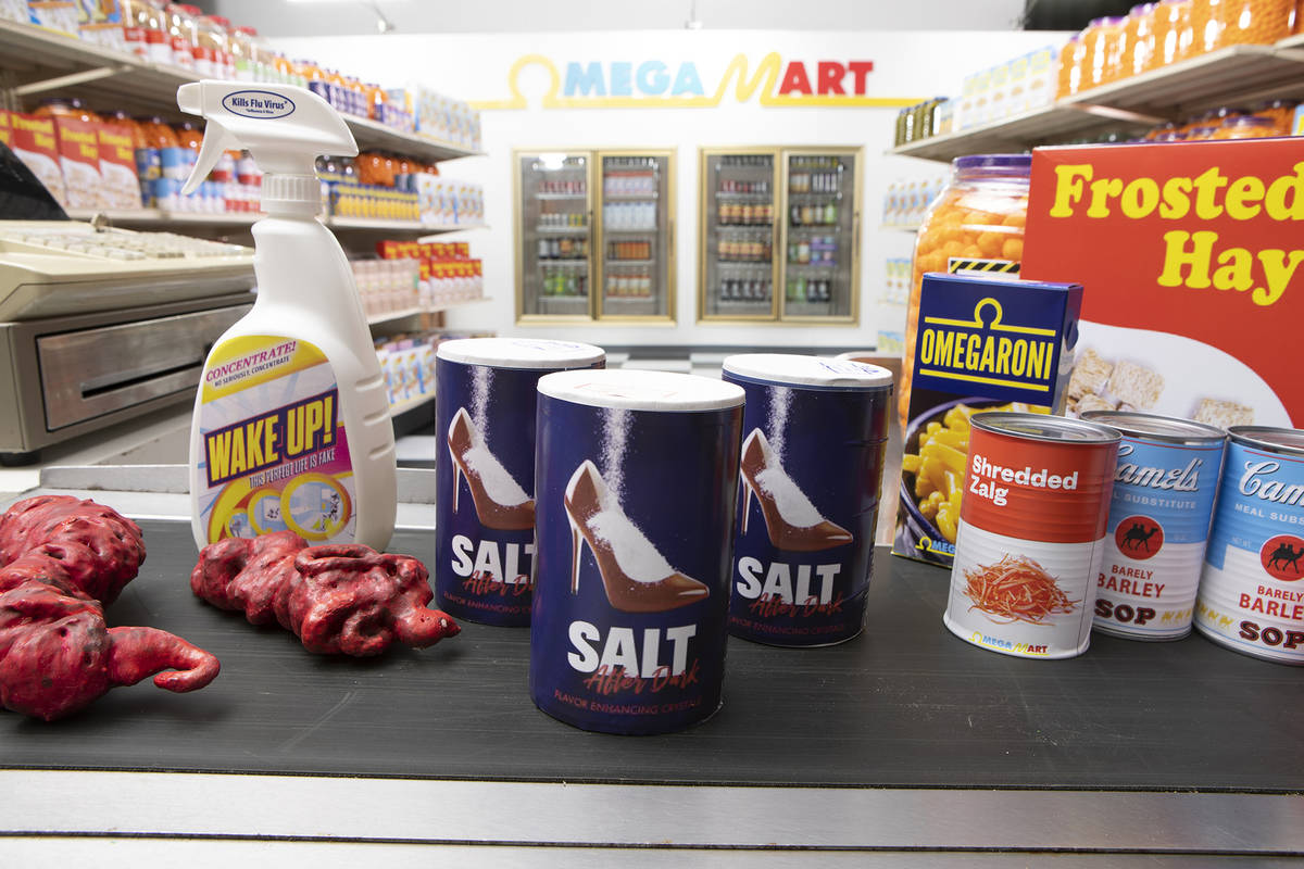 Omega Mart products. (Meow Wolf)