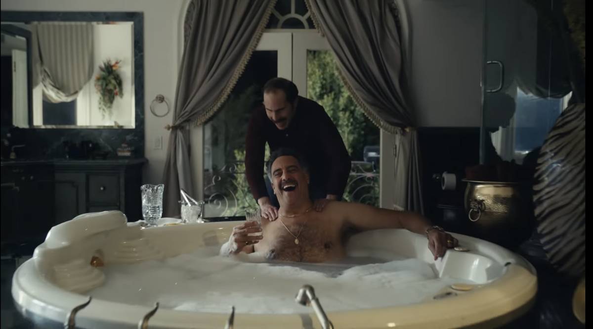 Brad Garrett is shown in a screen catch as Tony Bolognavich in the Jimmy John's sandwich compan ...