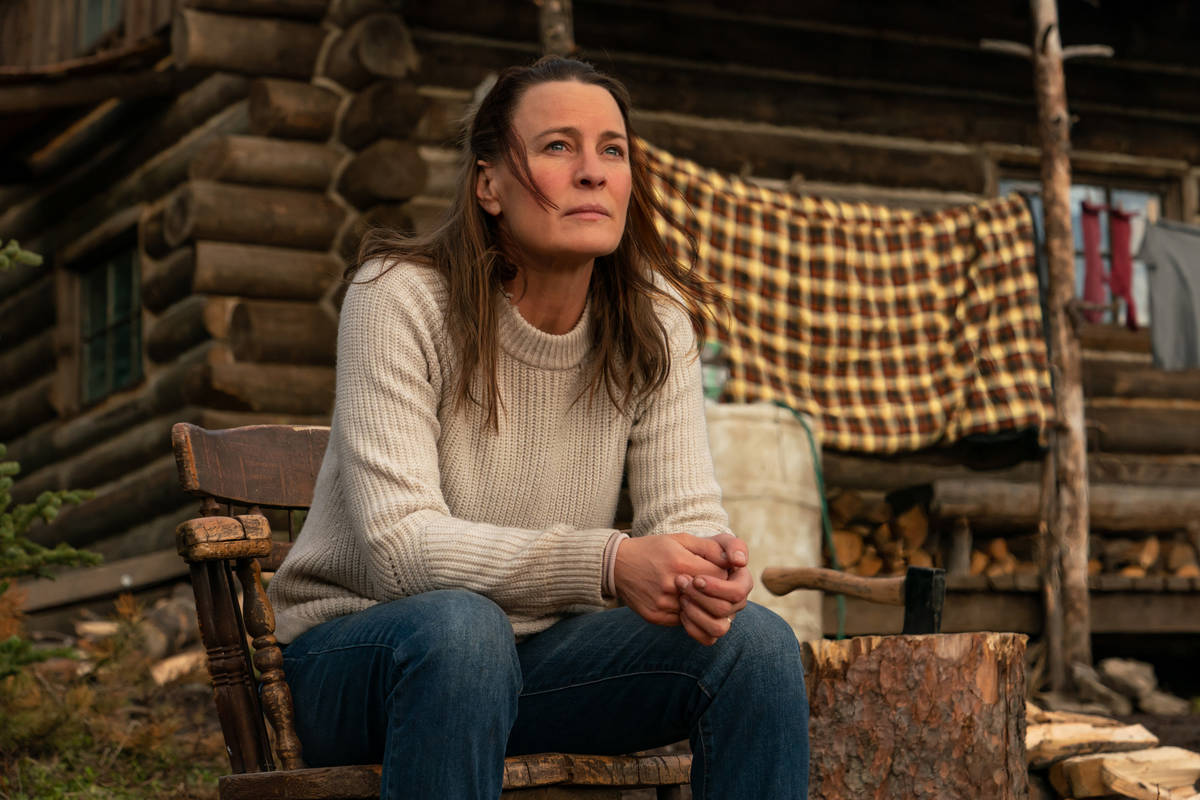 Robin Wright stars as Edee in her feature directorial debut "Land." (Daniel Power/Focus Features)