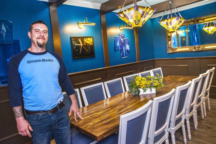Chef Dan Krohmer, shown here in the private dining room at Other Mama, is returning to the rest ...