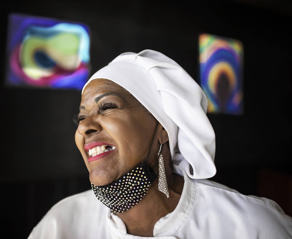 Chef Carol Hampton-Gray at Chef Carol's Southern Kitchen on Saturday, Feb. 20, 2021, in Las Veg ...