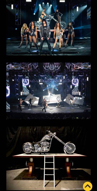A screen capture is shown from Criss Angel's website announcing his studio sale from March 26-2 ...