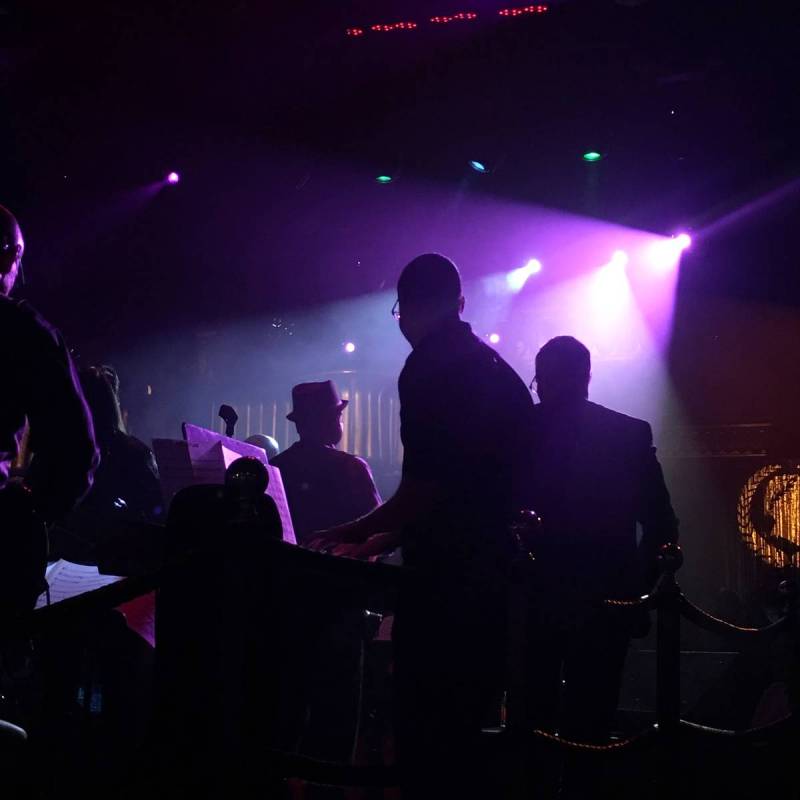The lineup of David Perrico's Pop Strings during its opening show Saturday night at Cleopatra's ...