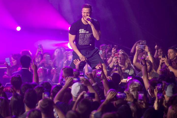 Dan Reynolds has been an advocate of the LGBTQ+ community for years. (Review-Journal file photo)